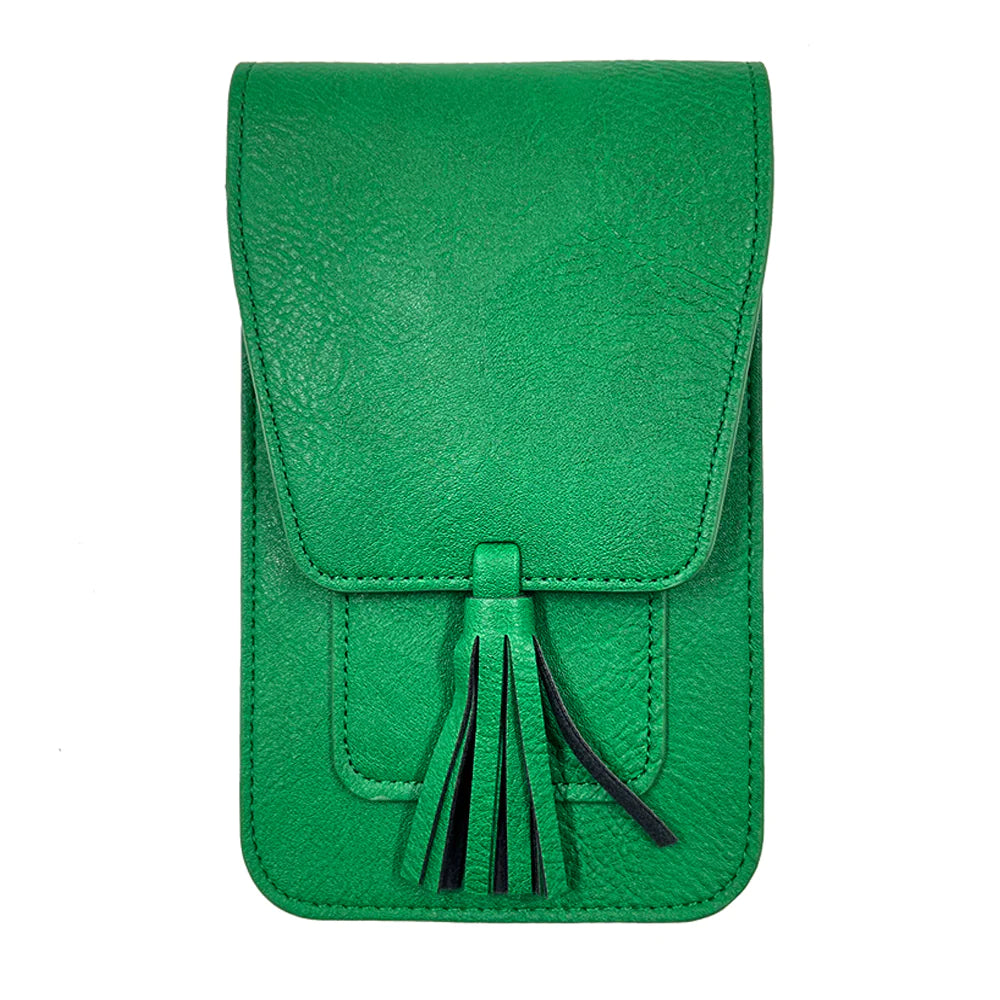 Small Kelly Green Crossbody