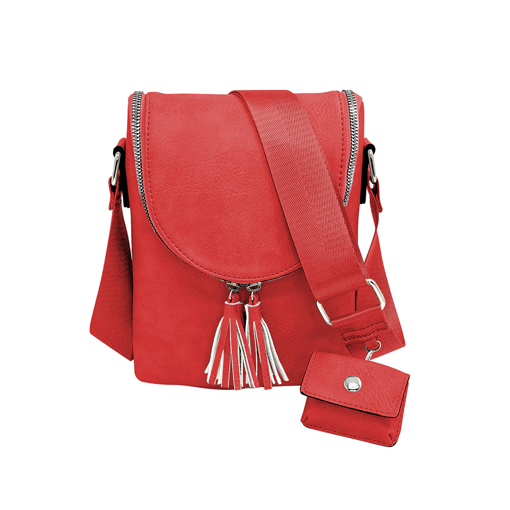 Sling Poppy Red Crossbody