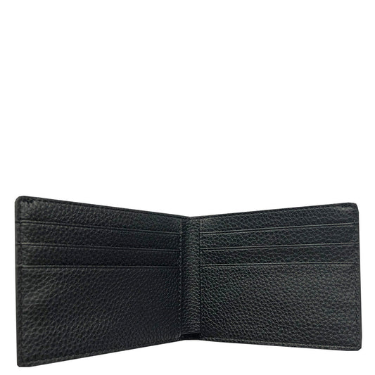 Bi-Fold Men's Wallet - Black