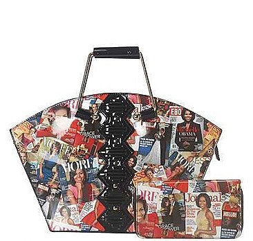 Michelle Obama Metal Satchel Wallet Set