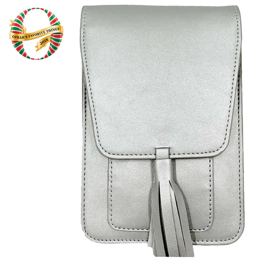 Small Silver Shimmer Crossbody